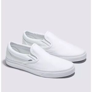 Van’s White Canvas Shoes